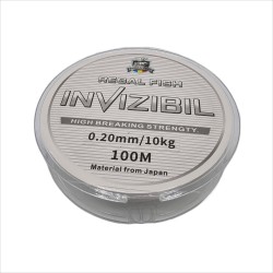 Fir monofilament pentru pescuit, Regal Fish, lungime 100 m, diametru 0.20 mm, 10.00 kg, culoare transparent Fir monofilament pentru pescuit, Regal Fish, lungime 100 m, diametru 0.20 mm, 10.00 kg, culoare transparent